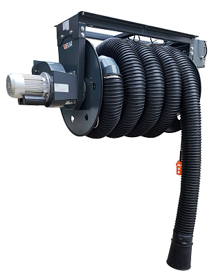 Катушка для вытяжки выхлопных газов грузовых автомобилей